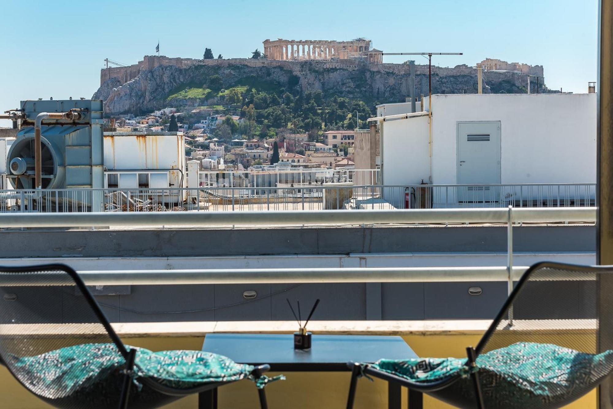 Acropolis View Mini Sky Suite & Hot Tub Афины Экстерьер фото