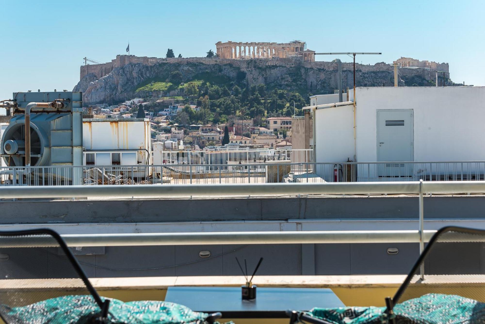 Acropolis View Mini Sky Suite & Hot Tub Афины Экстерьер фото